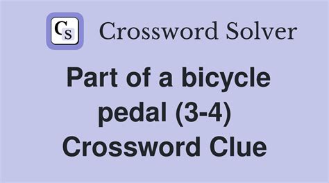 pedal crossword clue